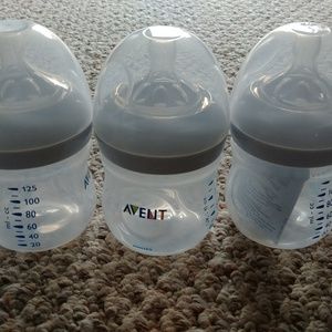 Avent bottles x3 new